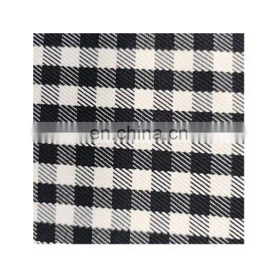 Manufacturers Wholesale 100% Polyester Plaid Lining Fabrics Yarn Dyed For Shirts Coat Skirt