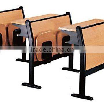 Wooden Metal Good Price School Desk With Chair Classroom Furniture TC003-E photo-3