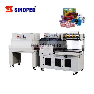 Food Heat Shrink Packaging Production Line Automatic Chocolate Box Shrink Wrapping Packing Machine