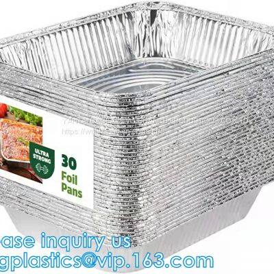 Takeaway Box Aluminium Foil Food Container,Take Away 250ml ALUMINIUM FOIL CONTAINERS With LIDS,no-wrinkle Baking Aluminium Container photo-4