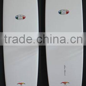 9'1" white surfboard clear board China surfboard manufacturer