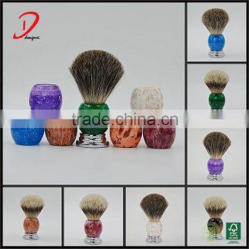 Personalized reisn handle badger hair shaving brush,private label shaving brushes