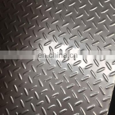 Anti-slip 201 304L 304 Stainless Steel Embossed Sheet