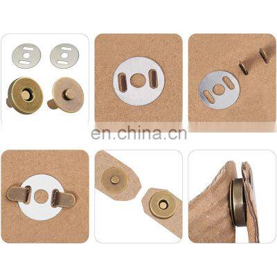 Wholesale Strong Handbag Magnet Lock Closure Clasp Hidden Metal Magnetic Button Rivet For Handbag photo-5