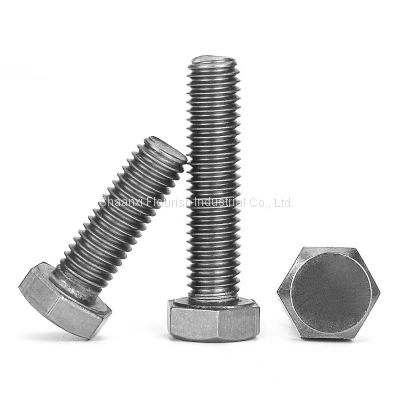 Light Weight Pure Titanium TA2 Hex Head Bolt Corrosion Resistant Natural Finish