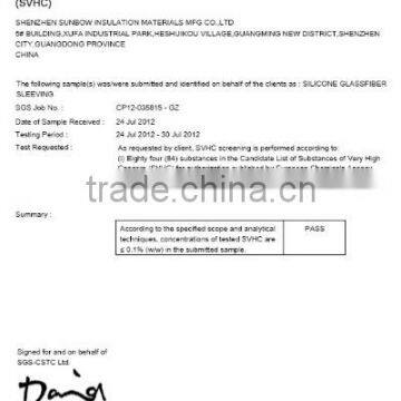 REACH test report for 84 high risk items