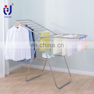 Stainless steel foldable clothes drying rack for sale