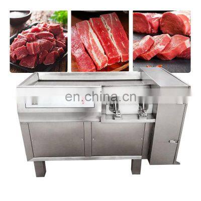 Cheap Fully Automatic Commercial Fresh Meat Cube Cutter Pig Meat Slicer Cut Dicer Cutting Machine Industrial photo-2