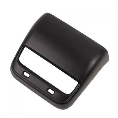 Rear Air Vent Outlet Cover Trim Anti-Scratch for Tesla Model 3 Y Car Accessories Carbon Fiber ABS USB Hole Cover photo-2