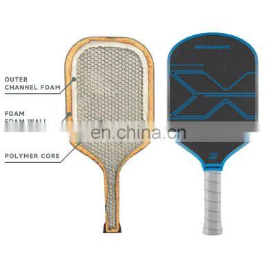 Hot Sale New Pickleball Racket Unibody Thermoformed Charged Carbon Surface Pickleball Paddle with Propulsion Core