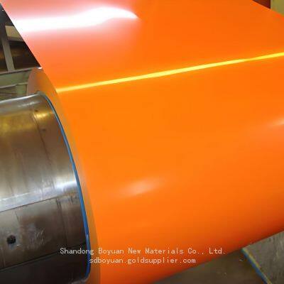 -High-strength aluminum zinc-coated steel coil with color coating, available in multiple colors