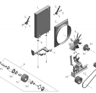 High Quality New Style1309-00239 ZK6116 Fans Assembly Bus Air Conditioning Fan for China Bus photo-6