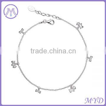 Fashion Jewelry Gold Plated Color Enamel Cherry Banana Fruit Charms Chain Girls Anklet photo-4