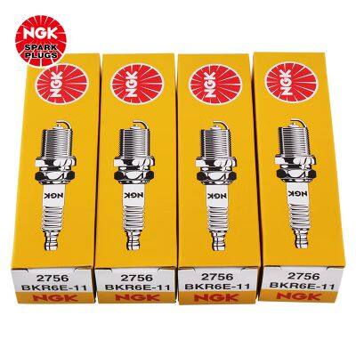 Original Japan Genuine NGK Spark Plug Nickel Alloy BKR6E-11 2756 Bujias Car Engine Spark Plug for Chrysler HONDA SUZUKI photo-2