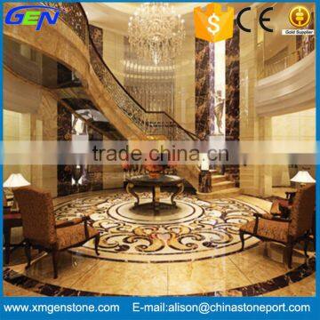 New Design Natural Marble Waterjet Tiles For Indoor Decoration