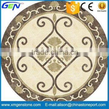 High Quality Natural Marble Stone Medallion Waterjet Tiles