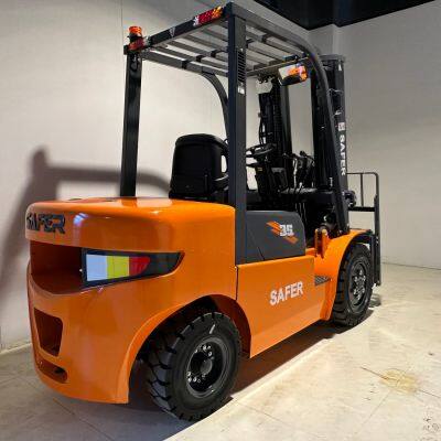 Diesel Forklift 3 Tons Three Mast 3m 4.5m 5m 6m Diesel Forklift With Isuzu Engine photo-5
