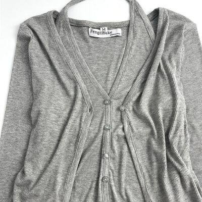 Spring New Style Knitted Sweater in European Style With Round Neckline, Pure Color, Loose Fit, Long-sleeved, Suitable for Women, Stylish Design. photo-4