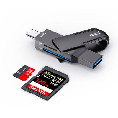OTG Card Reader USB3.0 to Type C USB Adapter Flash Drive Smart Memory Card Reader TF Camera Mini SD Cardreader