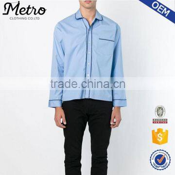 High quality man comfortable pajamas shirts