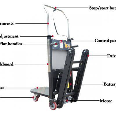 Electric Folding Hand Climbing Liftkar Stair Climber Lifting Trolley for Stair photo-2