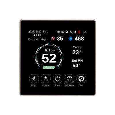 Система вентиляции HRV. Умный контроллер приточно-вытяжной вентиляции с функцией обесщевливания и приложением для смартфона. Трехскоростная вентиляция с тепловым рекуператором HRV