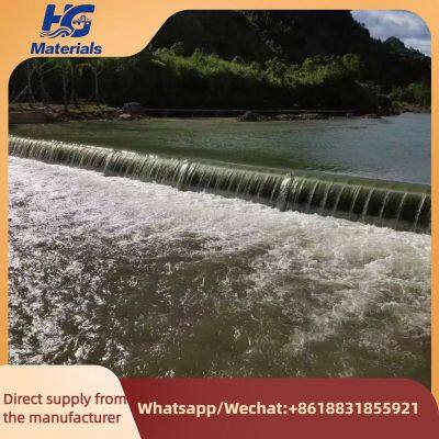 Pneumatic shield dam, steel dam river channel interception water level automatic lifting bottom-hinged steel gate, flood control flap gate
