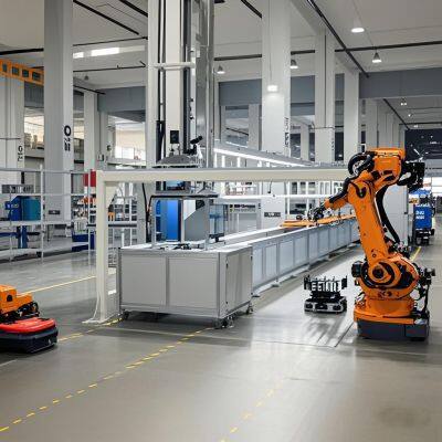 Линия производства AGV, сборочная линия на шариковом конвейере, линия производства, конвейерная линия