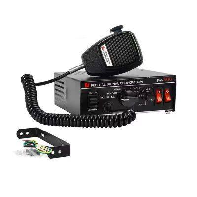 DC12V 100 Watt Car Electronic Siren Hot Sell Warning Siren Microphone Ambulance Siren Amplifier With Phaser Tone