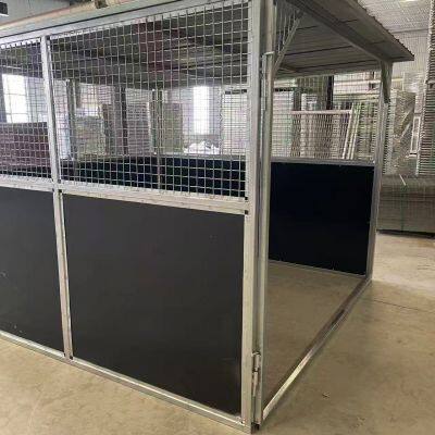 Hot Galvanized Portable Horse Stable 3x3m 3.5mx3.5m 4x4m 12x12ft Steel Structure Box Stable Rooms for Farms New & Used Condition photo-2