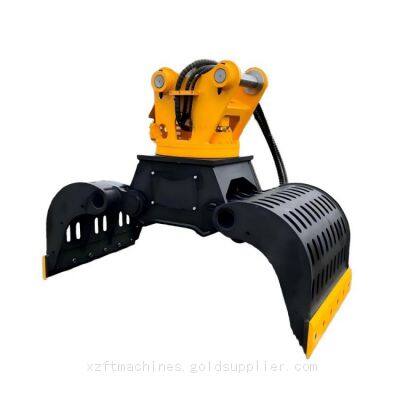 NM450 Wear-Resistant 360° Full-Rotation Hydraulic Sorting Grapple photo-2