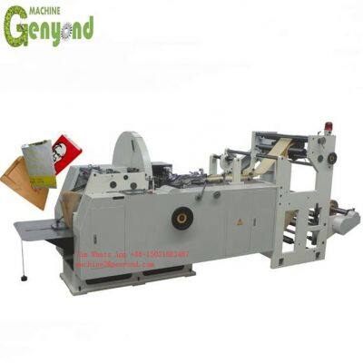 Bread Paper Bag Making Machine Full Automatic Roll Feeding Block Bottom Paper Bag Machine for Food