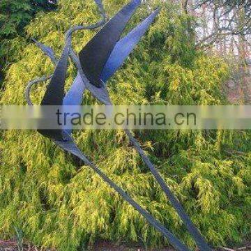 Modern Large Stainless steel Animal Sculpture for Garden decoration