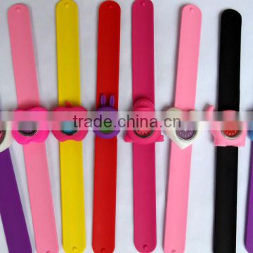 OEM Slap Silicone Strap Cartoon Kid Quartz Silicone Wrist Watch