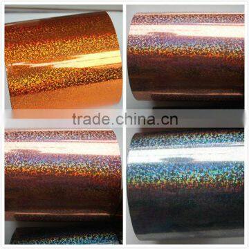 PET/PVC Gold Metallized Holographic Film(All Sizes And Colors Can Meet)