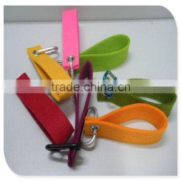 different series of wool & polyester felt keychain