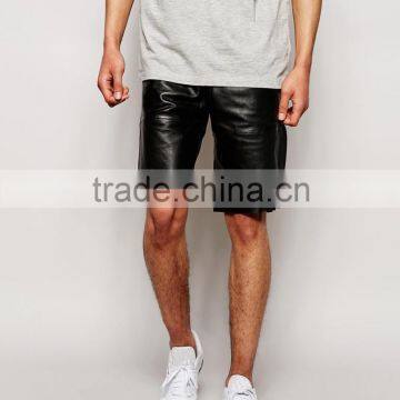 2015 New Designer Leather Shorts lederhosen For Man