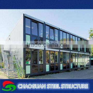 Modular cheap prefab container office building