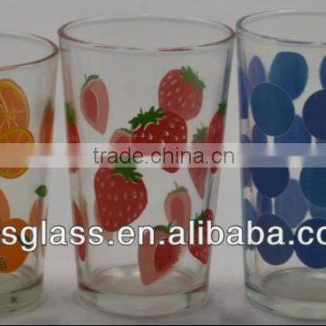 2015 new design glass 10 oz glass cups