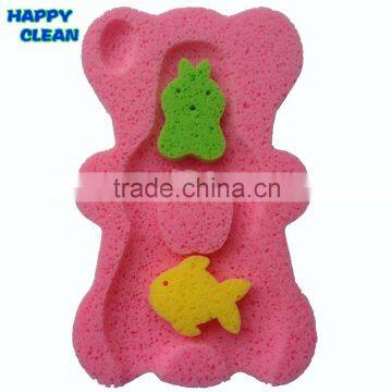 Eco-Friendly Bear Shaped Funny Baby Bath Mat / Baby Bath Sponge Mat photo-4