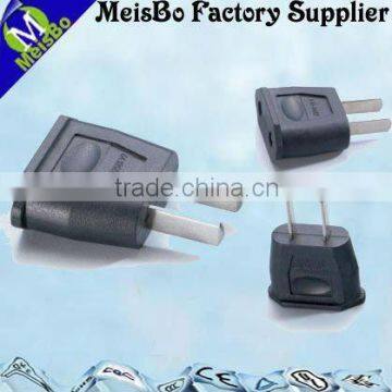 ABS two pins 6A small american plug adaptor