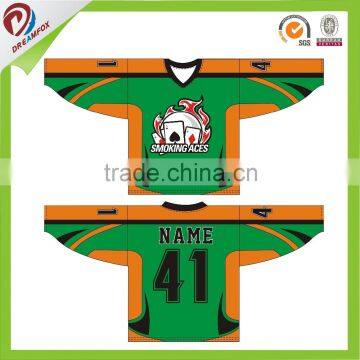 Team Wear Sublimation Ice Hockey Shirts Design/ice Hockey Wear Shirt photo-3
