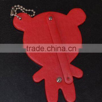 Factory Offer PU Leather Child Shape Tag can be Decorated with DIY Slide Letters