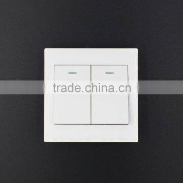 A10 series 2 gang electrical light switch, install easily