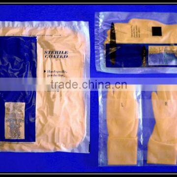 China manufacturer high quality customized garment PE ziplock bag packaging for gloves
