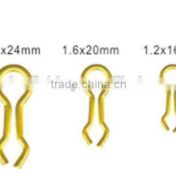 Fishing Tackle Accessories Brass Splay Ring, Brass Rig, Hook Hanger,8 Shape( Eight Shape) Wire Eyes Sinker Eyelets Lead Eyes photo-2