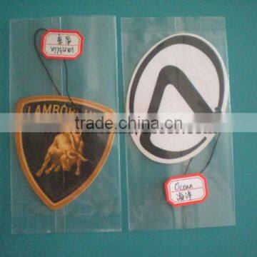 Custom logo hanging paper air freshener