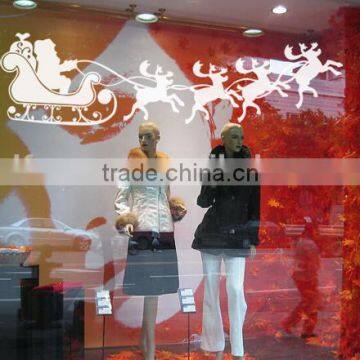 [Alforever]Santa Claus Rid Deer Bring Gift-Tribal Decal Vinyl Car Wall Laptop Sticker photo-6