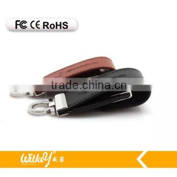 promotional leather case usb flash drive full capacity 8gb                        
                                                Quality Choice