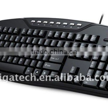 2012 good-price multimedia wired pc keyboard